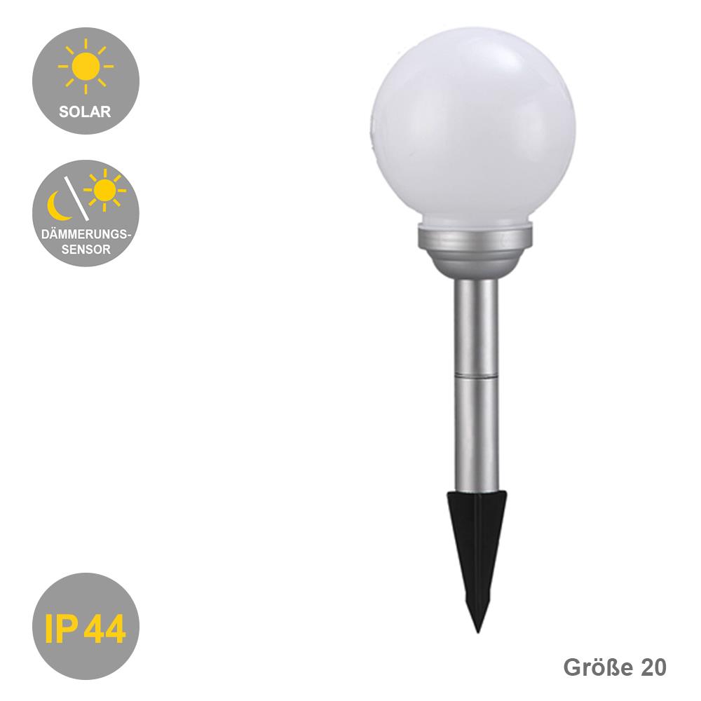 LED Solar-Kugel-Dekoleuchte OLA 20cm 