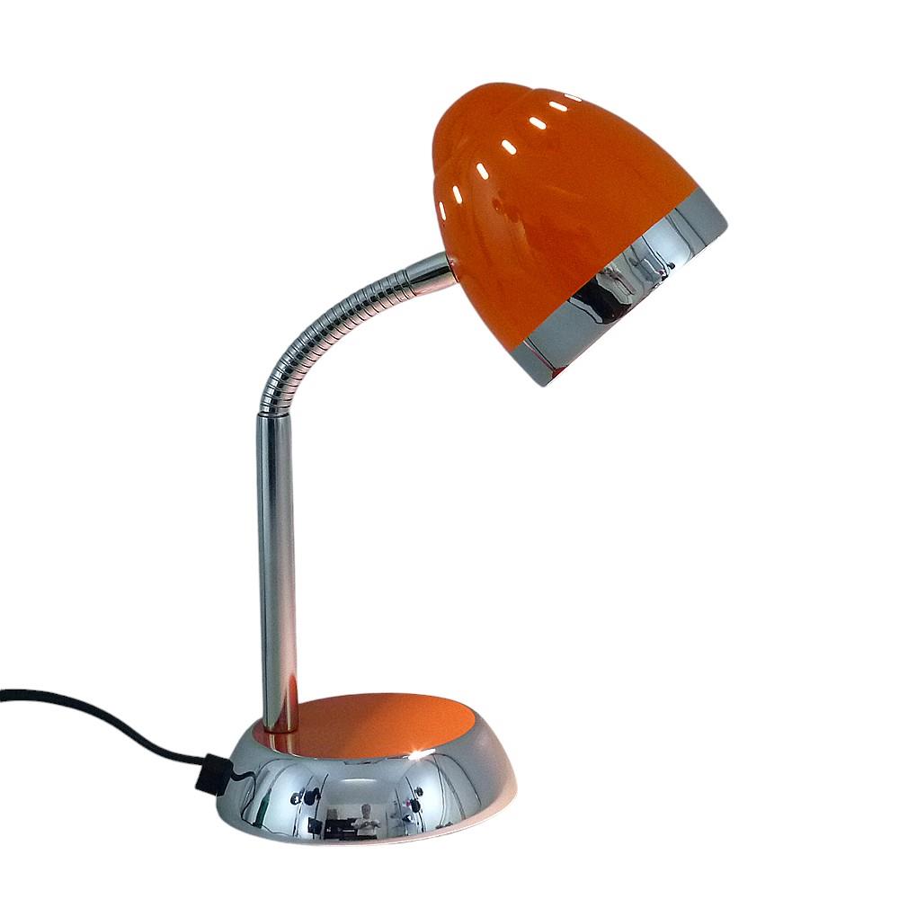 LED Tischleuchte Tom orange mit Flexarm