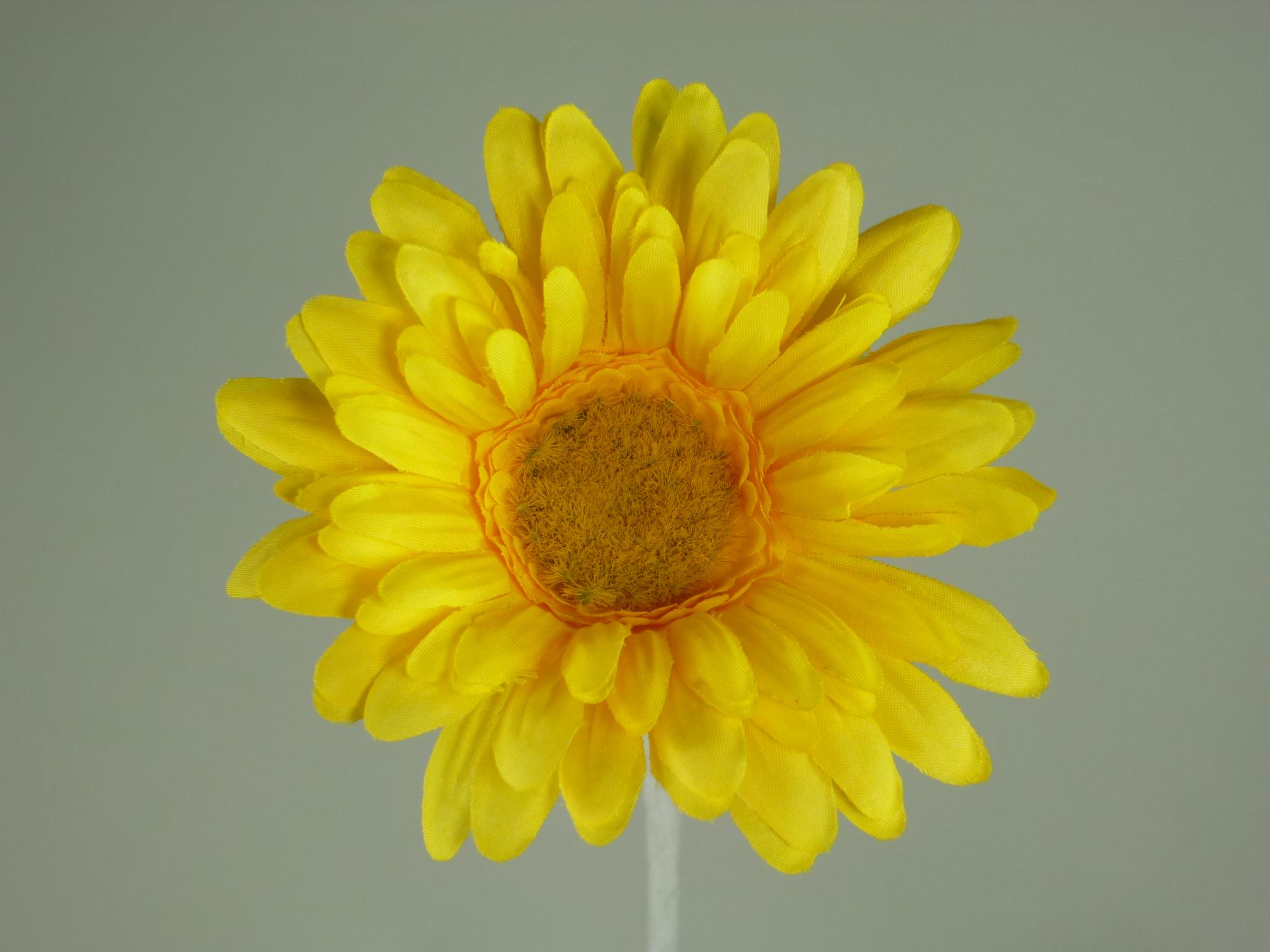 3 x Gerbera Farbe gelb Kunstblume Blumenstrauß Blumen Dekopflanze