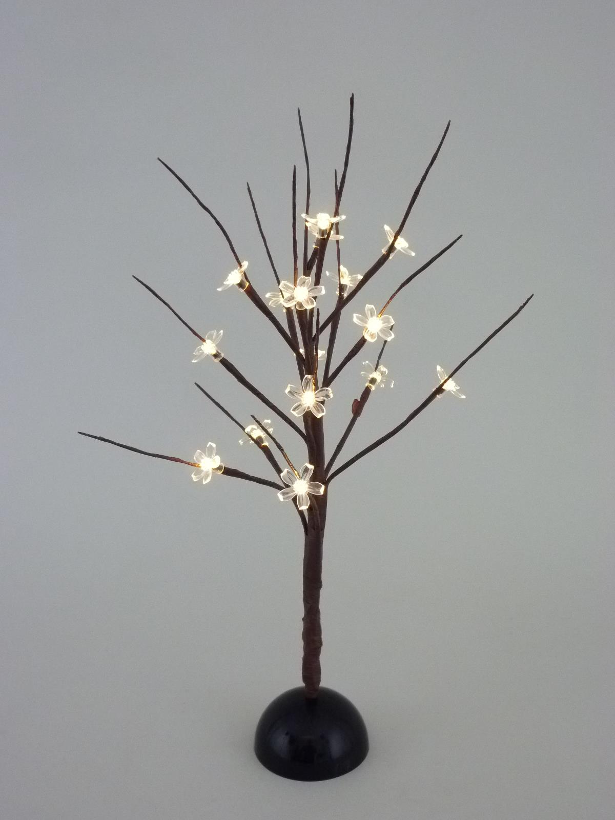 LED Baum mit Blüten 16-flg. Batteriebetrieben