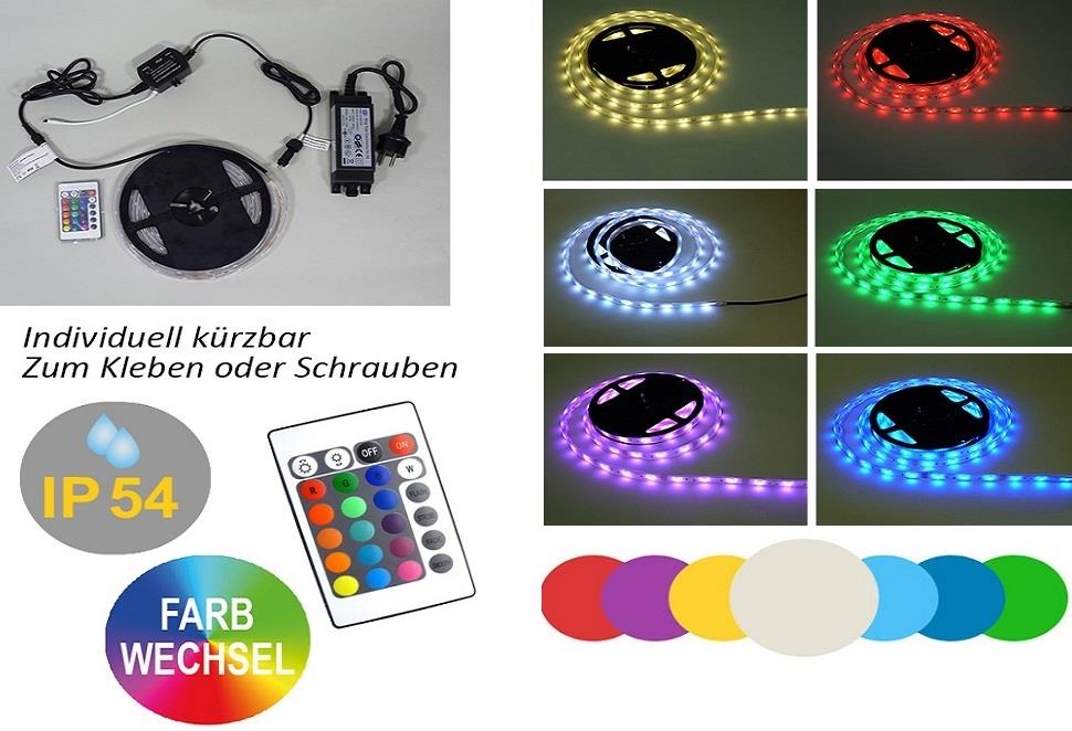 LED Lichtband 2m farbwechselnd