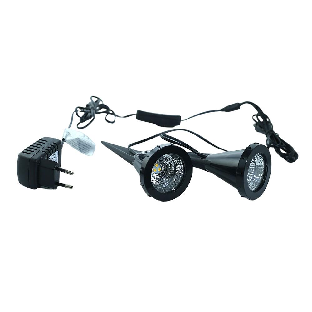 LED Pflanzenstrahler Jasmin 2er Set