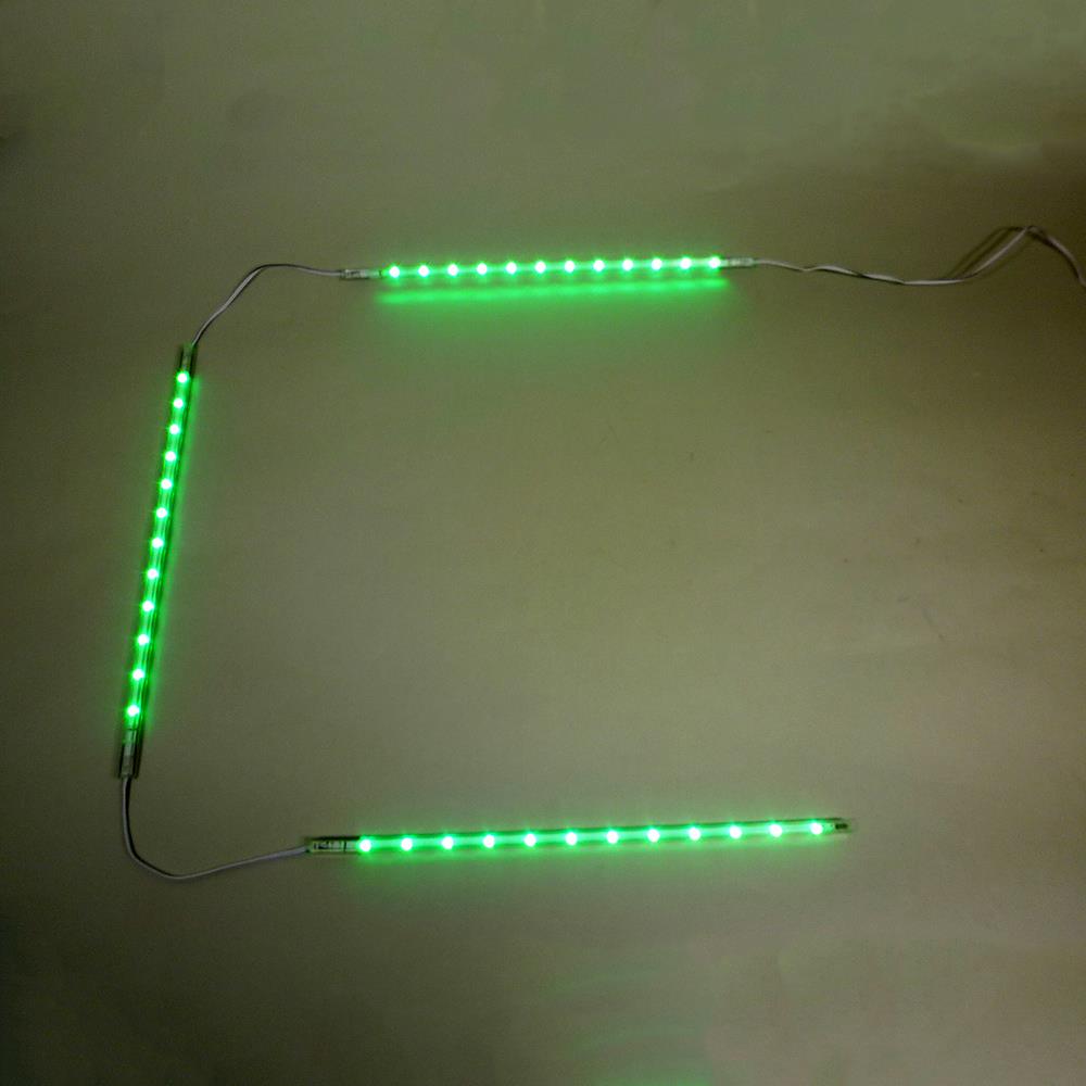 LED-Lichtleiste LED-Sticks Unterbauleuchte 3x30cm grün