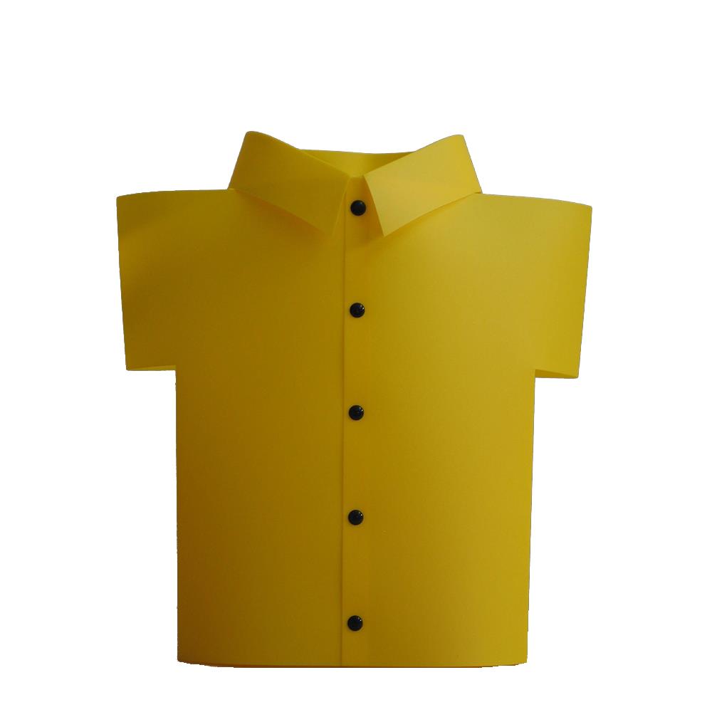 Dekoleuchte HUGO in Hemdform gelb Dekolampe