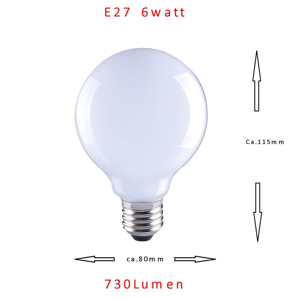 LED Leuchtmittel Mini Ball 6 Watt matt