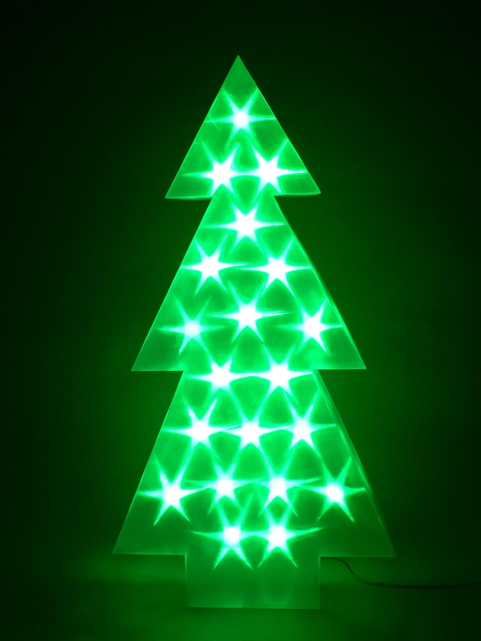 LED Tanne Lichtfarbe Grün Batteriebetrieb Dekobeleuchtung