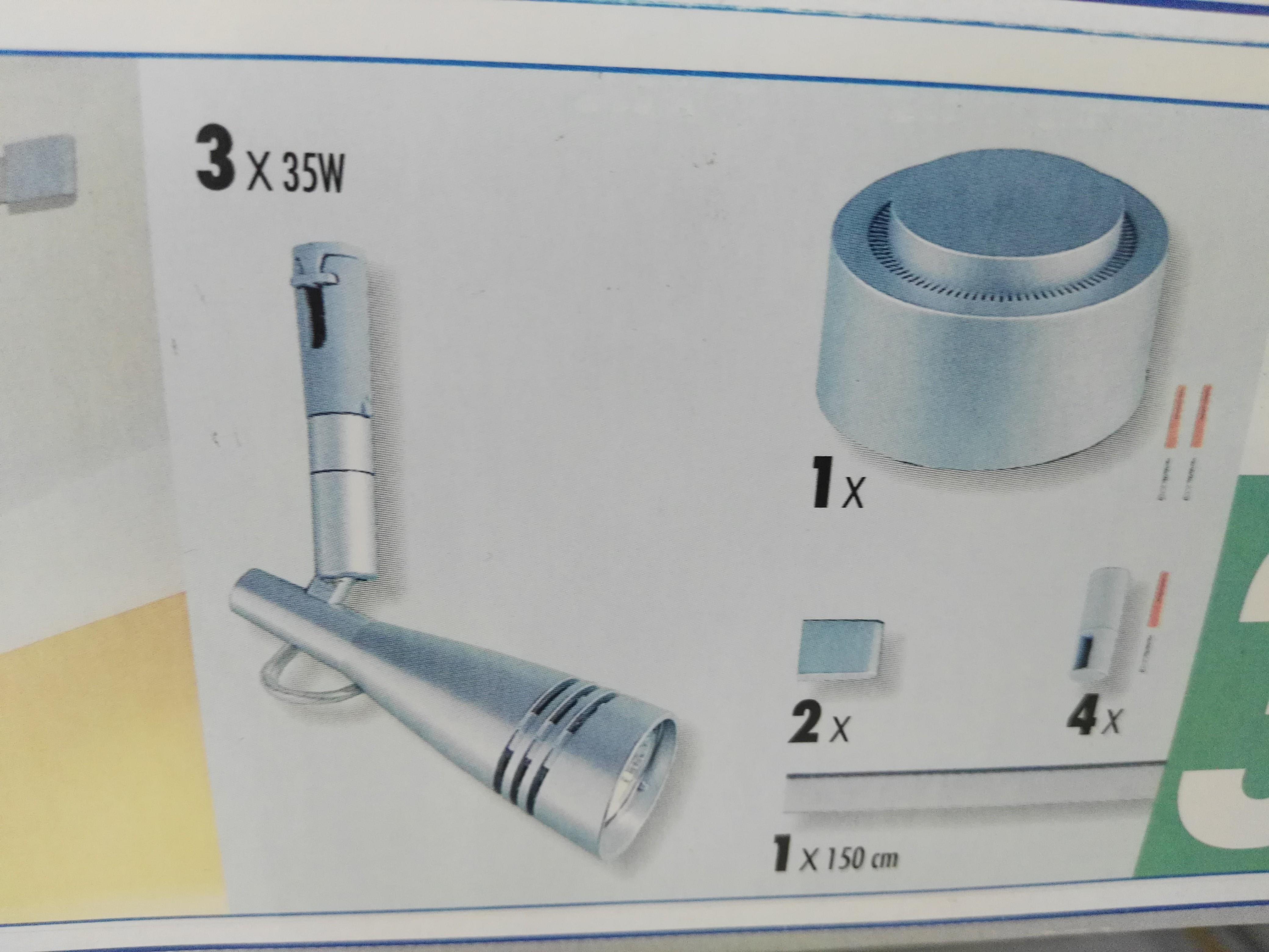 Hallogen Schienensystem Massive 3flg MR11