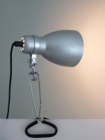 Moderne flexible Klemmleuchte Work E14-40W 3 Farben Kopfgelenk Leuchte Lampe silber