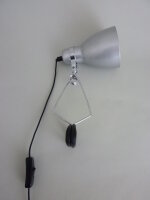 Moderne flexible Klemmleuchte Work E14-40W 3 Farben Kopfgelenk Leuchte Lampe silber