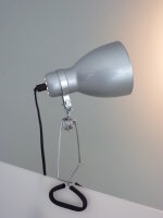 Moderne flexible Klemmleuchte Work E14-40W 3 Farben Kopfgelenk Leuchte Lampe silber