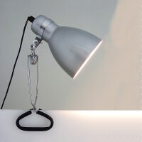 Moderne flexible Klemmleuchte Work E14-40W 3 Farben Kopfgelenk Leuchte Lampe silber