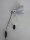 Moderne flexible Klemmleuchte Work E14-40W 3 Farben Kopfgelenk Leuchte Lampe silber
