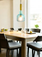 Moderne Glas Pendelleuchte Elia 1-flammig