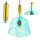 Moderne Glas Pendelleuchte Elia 1-flammig