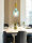 Moderne Glas Pendelleuchte Elia 1-flammig