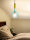 Moderne Glas Pendelleuchte Elia 1-flammig