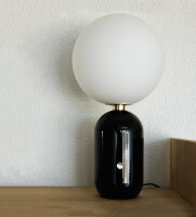 Moderne Glaskugel-Tisch-Leuchte NOVA mit...