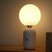 Moderne Glaskugel-Tisch-Leuchte NOVA mit...