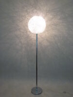 Moderne Halogen Stehleuchte Alissa 40cm Alu-Drahtgeflecht Standlampe