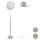 Moderne Halogen Stehleuchte Alissa 40cm Alu-Drahtgeflecht Standlampe