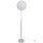 Moderne Halogen Stehleuchte Alissa 40cm Alu-Drahtgeflecht Standlampe
