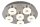 Moderne LED Deckenleuchte MARENA Deckenlampe LED 6x4W oder 9x4W 320lm 3000K 6 x 4Watt