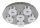 Moderne LED Deckenleuchte MARENA Deckenlampe LED 6x4W oder 9x4W 320lm 3000K 6 x 4Watt