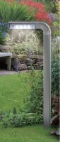Moderne LED Solarleuchte City mit 8 LED Dekoration Lampe Garten, Balkon Terrasse