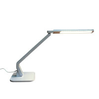 Moderne LED Tischleuchte JAN weiß USB...