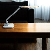 Moderne LED Tischleuchte JAN weiß USB Anschluß Touch Dimmer Schreibtischleuchte