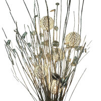 Stehleuchte OLIVIA 8-flammig Alu-Drahtgeflecht Blumenleuchten