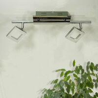 Moderner LED Strahler Spot THEO 2- flammig Deckenbalken Wandleuchte