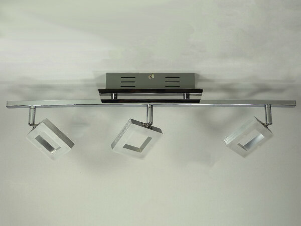 Moderner LED Strahler Spot THEO 3- flammig Deckenbalken