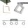Moderner LED Strahler Spot THEO 4-flammig Deckenbalken Deckenlampe
