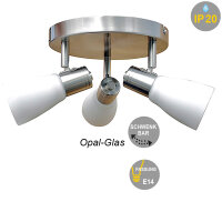 Strahler Lena-Eiko 3- flammig Spot Fassung E14 Deckenlampe
