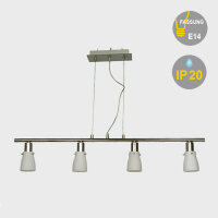 Pendelleuchte EIKO 4-flammig Decken-Hänge-Lampe...