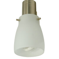 Pendelleuchte EIKO 4-flammig Decken-Hänge-Lampe chrom Glas weiß Fassung E14