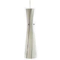 Pendelleuchte Siljia 4flammig moderne Lampe Nickel-Glas Hängelampe Deckenleuchte