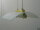 Pendelleuchte Viola Halogen Lampe messing Glas weiss Hängeleuchte Deckenlampe
