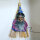 Reisigbesen mit Beleuchtung Halloween-Dekoration farbwechselnd Broom Merlin Geschenkidee