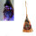 Reisigbesen mit Beleuchtung Halloween-Dekoration farbwechselnd Broom Merlin Geschenkidee
