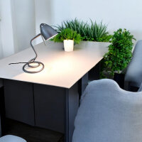 Schreibtischleuchte Swing Farbe silber Arbeitsleuchte Kinderleuchte Tischlampe