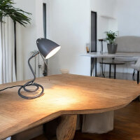 Schreibtischleuchte Swing Farbe silber Arbeitsleuchte Kinderleuchte Tischlampe