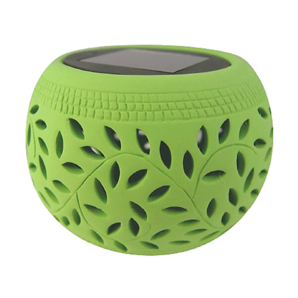 Solar Windlicht Keramik Solarleuchte Lampe & Windlicht Dekobeleuchtung Geschenk Blume