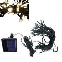 Solarlichterkette 48 LED warmweiß 14,5m Solar...