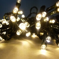 Solarlichterkette 48 LED warmweiß 14,5m Solar Leuchte Dekoration Geschenk Garten