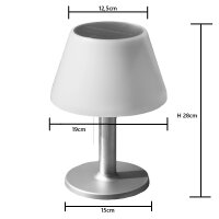 Solar-Tischlampe Jolla mit Zugschalter