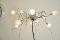 Stehleuchte Fabia 10 flammig Halogen chrom dimmbar...