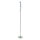 Stehleuchte Sondra 12V Halogenlampe Nickel/Opalglas Standlampe Dekoleuchte
