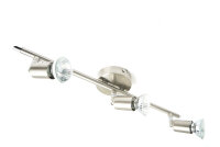 Strahlerserie Linos 1 bis 6 flammig nickel Spot...